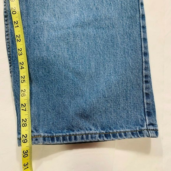 Levi's 505 Regular Fit Straight Leg Jeans Red Tab Medium Wash Denim W48xL30 NWOT - Picture 11 of 12